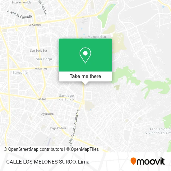 CALLE LOS MELONES  SURCO map
