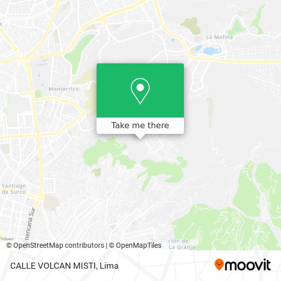 Mapa de CALLE VOLCAN MISTI