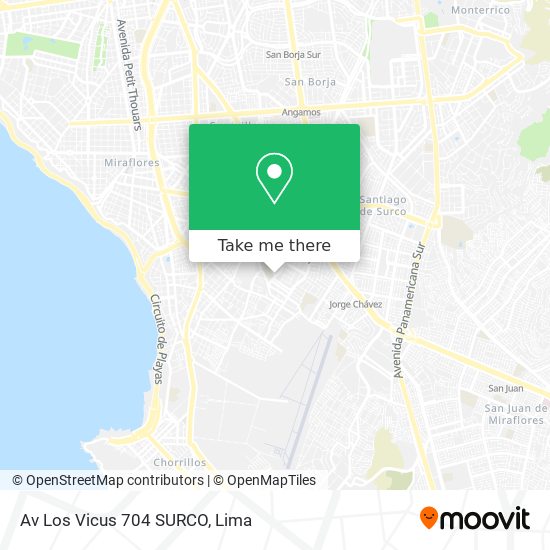 Av Los Vicus 704 SURCO map