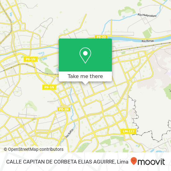 CALLE CAPITAN DE CORBETA ELIAS AGUIRRE map