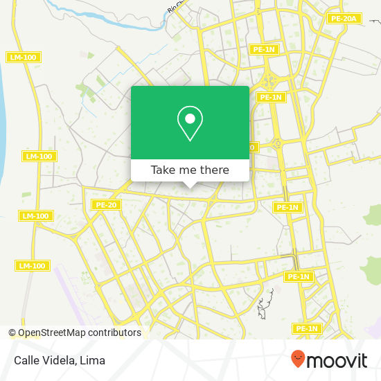 Calle Videla map