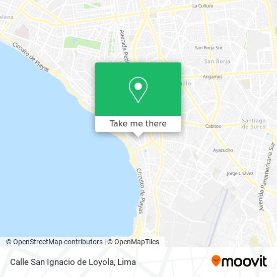 Calle San Ignacio de Loyola map