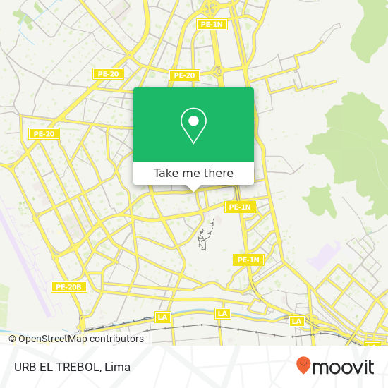 URB  EL TREBOL map