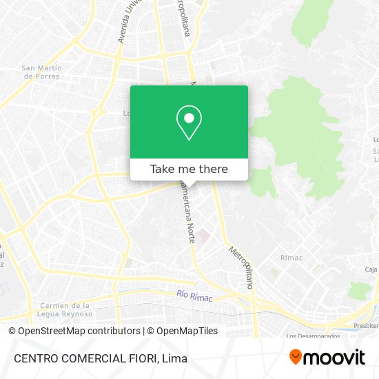 CENTRO COMERCIAL FIORI map