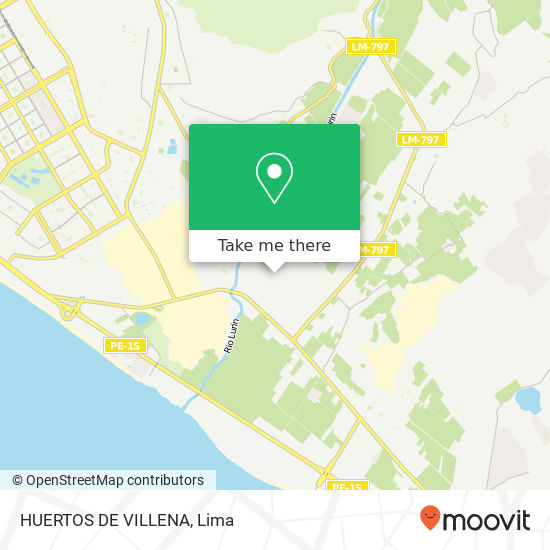 Mapa de HUERTOS DE VILLENA