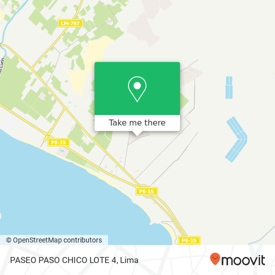 PASEO PASO CHICO LOTE  4 map