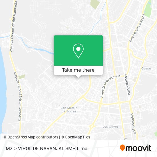 Mz  O   VIPOL DE NARANJAL   SMP map