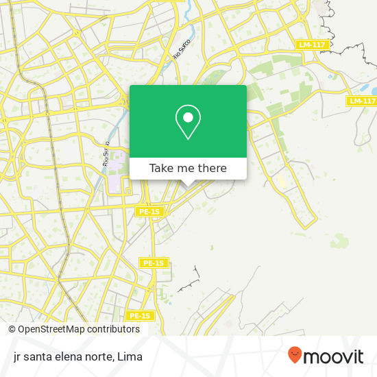 jr santa elena norte map