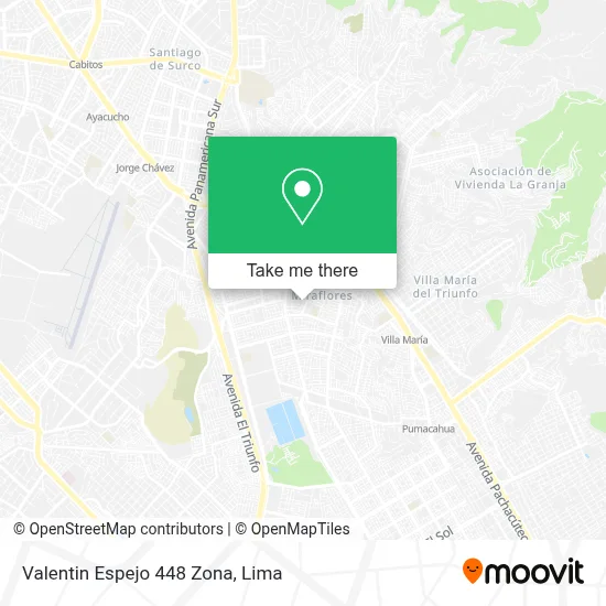 Valentin Espejo 448 Zona map