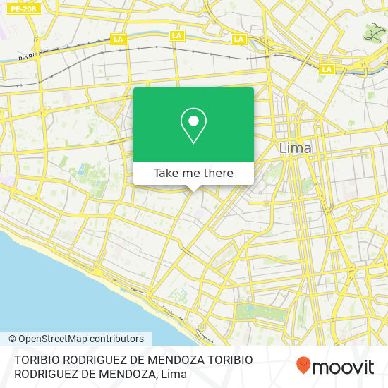 TORIBIO RODRIGUEZ DE MENDOZA TORIBIO RODRIGUEZ DE MENDOZA map