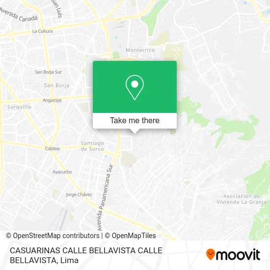 CASUARINAS  CALLE BELLAVISTA CALLE BELLAVISTA map