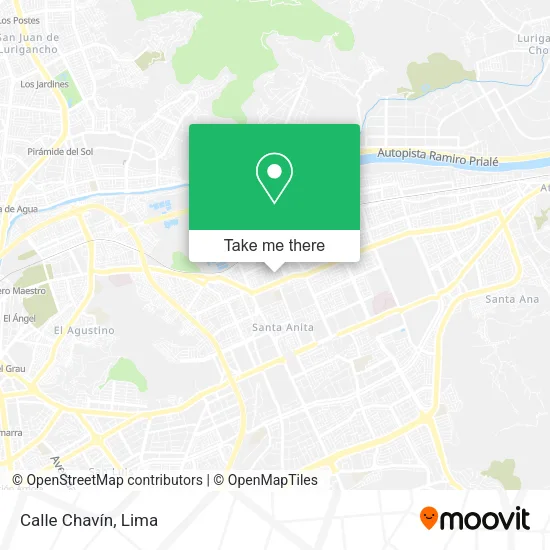 Mapa de Calle Chavín