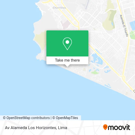 Av  Alameda Los Horizontes map