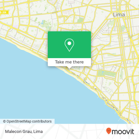 Malecon Grau map