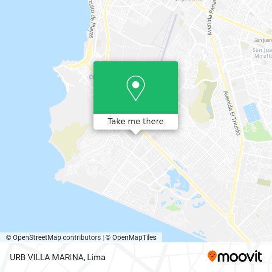 URB  VILLA MARINA map