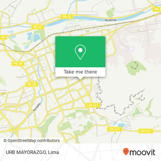 URB  MAYORAZGO map