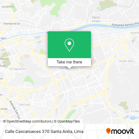 Calle Cascanueces 370 Santa Anita map