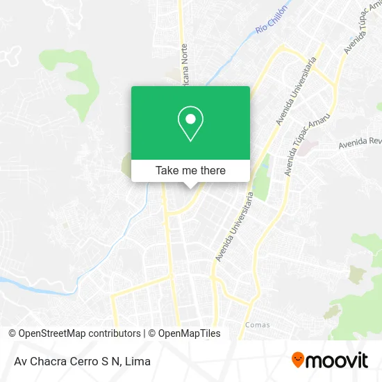 Av Chacra Cerro S N map