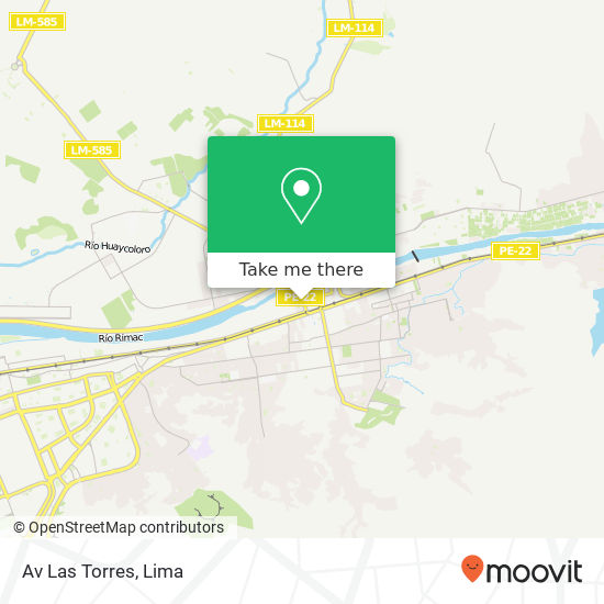 Av  Las Torres map