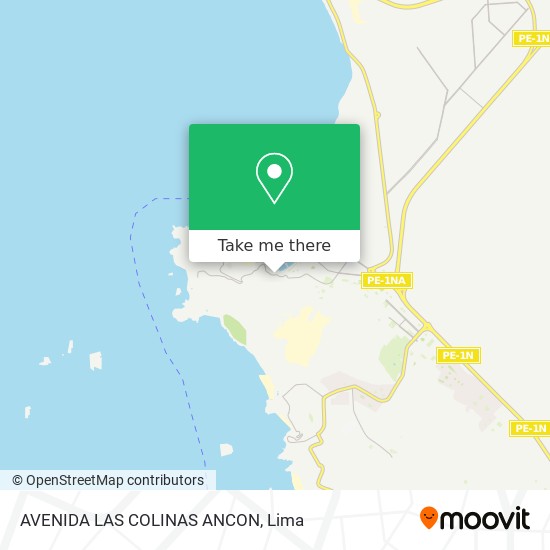 Mapa de AVENIDA LAS COLINAS  ANCON