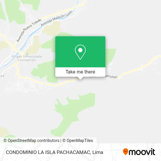 CONDOMINIO LA ISLA PACHACAMAC map