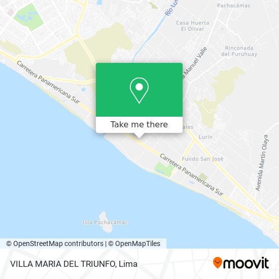 VILLA MARIA DEL TRIUNFO map