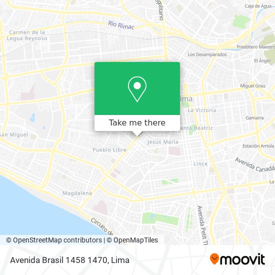 Avenida Brasil 1458 1470 map