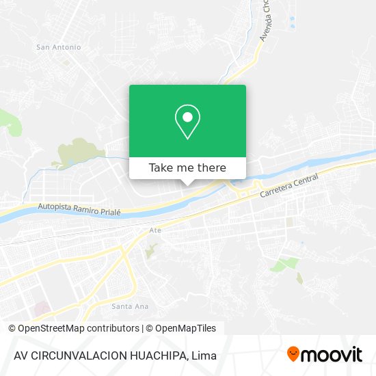 AV CIRCUNVALACION  HUACHIPA map