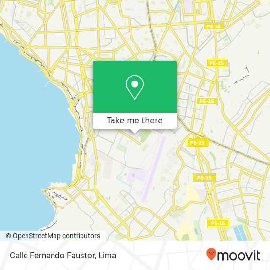 Calle Fernando Faustor map