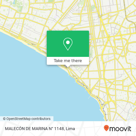 MALECÓN DE MARINA N° 1148 map