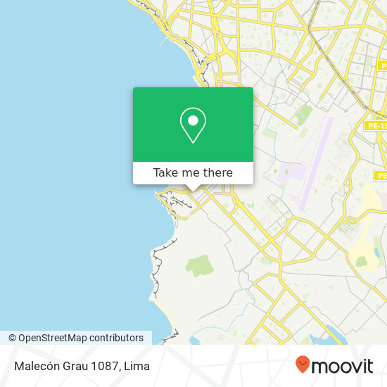 Malecón Grau 1087 map