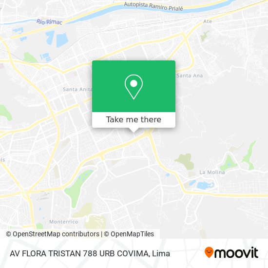 AV FLORA TRISTAN 788 URB COVIMA map