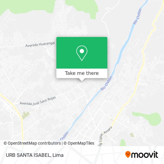 URB SANTA ISABEL map