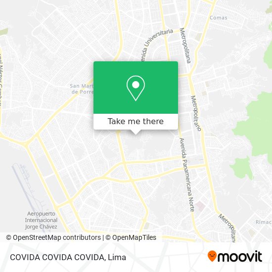 Mapa de COVIDA  COVIDA COVIDA