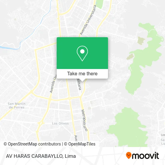 AV   HARAS    CARABAYLLO map