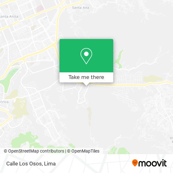 Mapa de Calle Los Osos