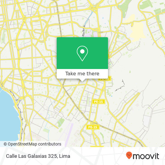 Calle Las Galaxias  325 map