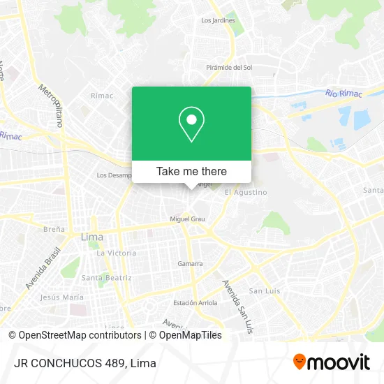 Mapa de JR  CONCHUCOS 489