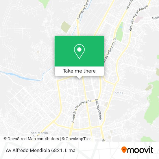 Av  Alfredo Mendiola 6821 map