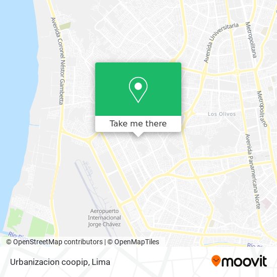 Mapa de Urbanizacion coopip