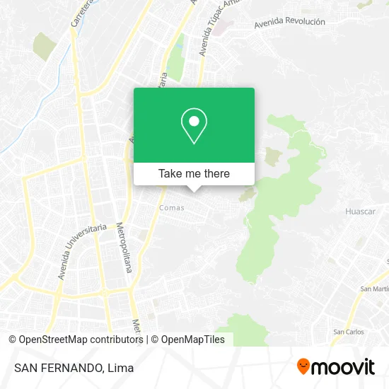 SAN FERNANDO map