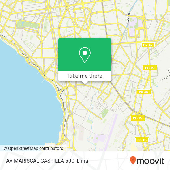 AV  MARISCAL CASTILLA 500 map