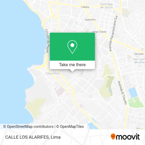 CALLE LOS ALARIFES map