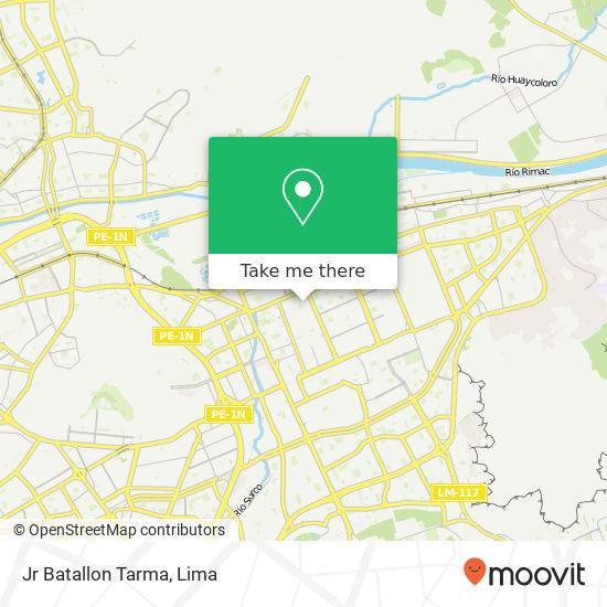 Jr  Batallon Tarma map