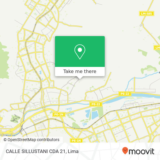 CALLE SILLUSTANI CDA  21 map