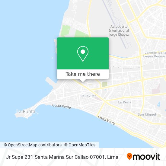 Jr  Supe 231   Santa Marina Sur   Callao  07001 map