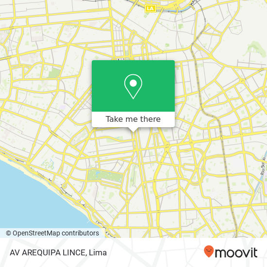 AV AREQUIPA   LINCE map