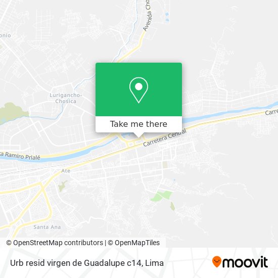 Urb resid virgen de Guadalupe c14 map