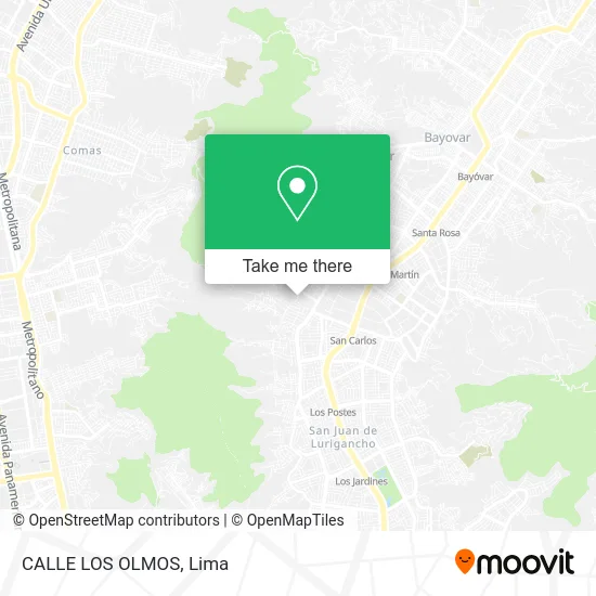 CALLE LOS OLMOS map
