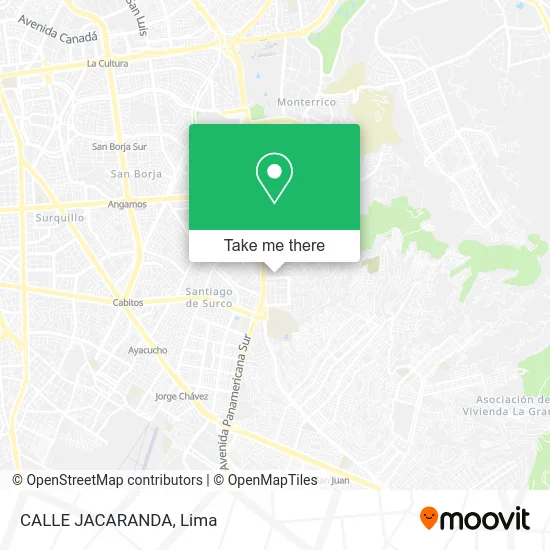 CALLE JACARANDA map